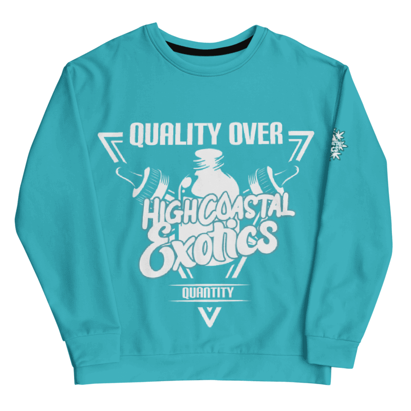 HCE Sweatshirt Quality Over Quanity