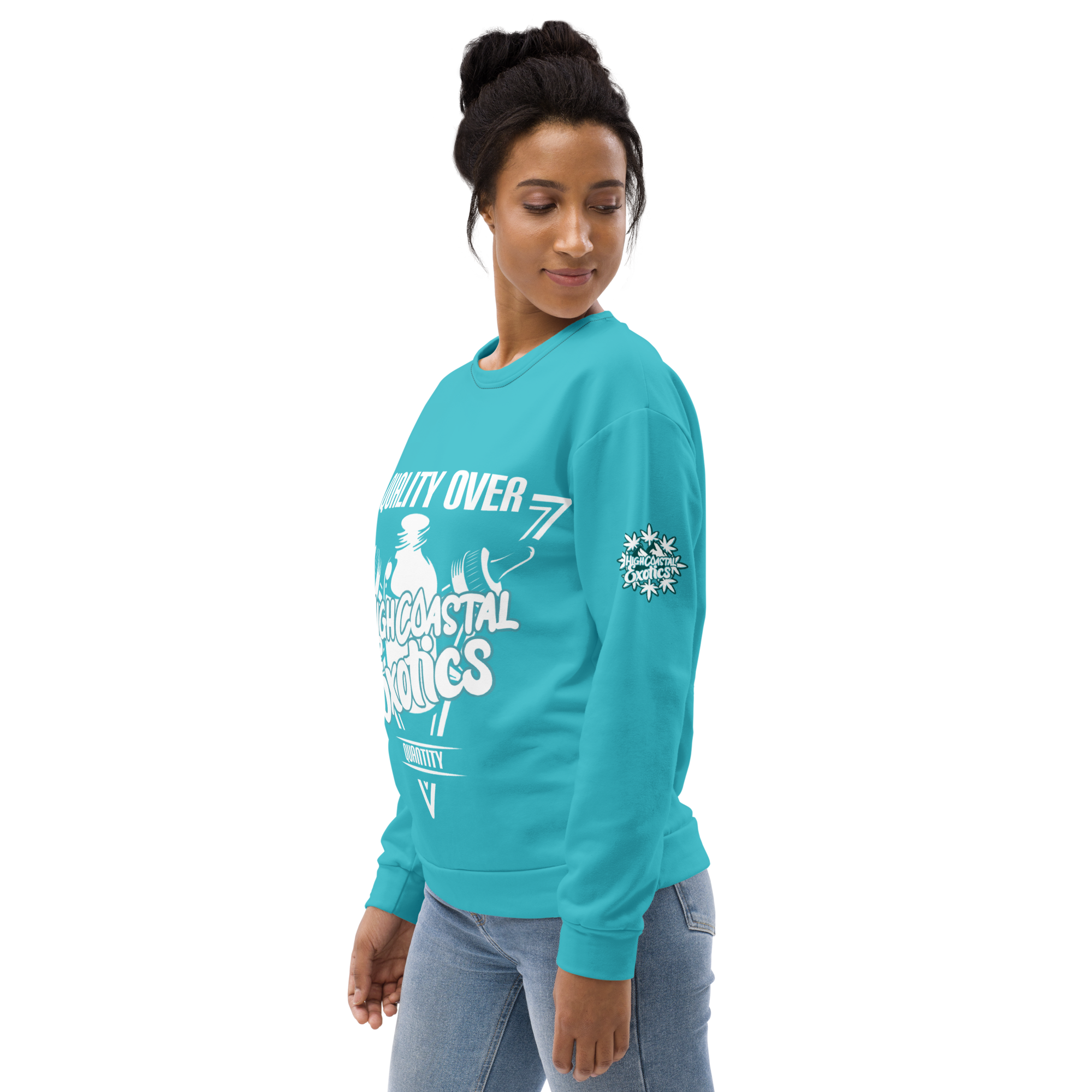 HCE Sweatshirt Quality Over Quanity