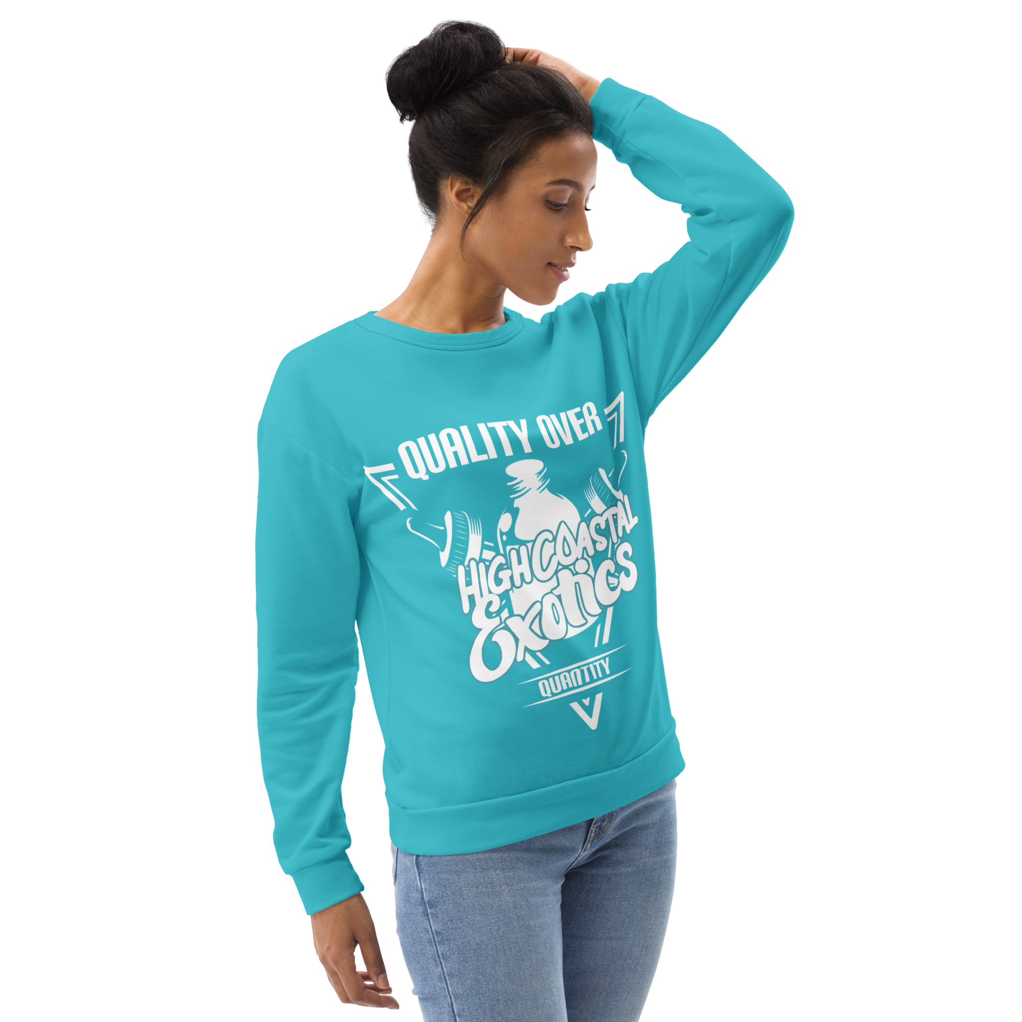 HCE Sweatshirt Quality Over Quanity